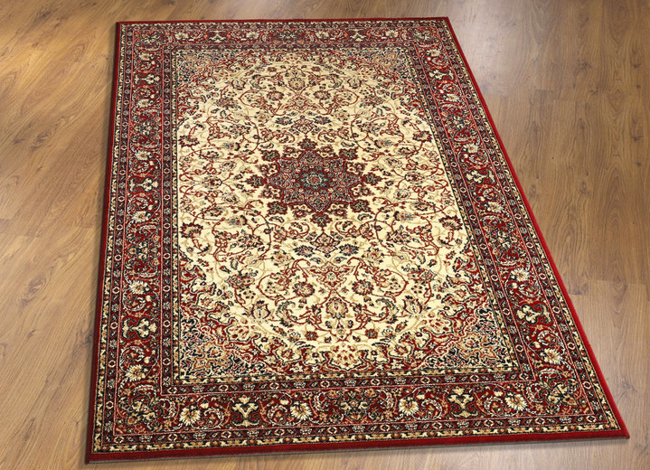 Teppiche - Brücken und Teppiche mit besonders hohe Flordichte, in Größe 111 (Brücke, 60x110 cm) bis 252 (Teppich, 165x230 cm), in Farbe BEIGE MEDAILLON