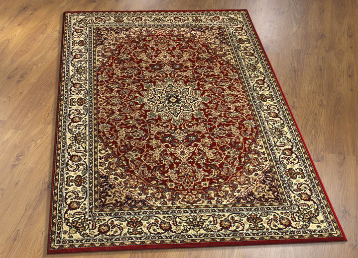 Teppiche - Strapazierfähige Brücken und Teppiche mit besonders hohe Flordichte, in Größe 111 (Brücke, 60x110 cm) bis 252 (Teppich, 165x230 cm), in Farbe BEIGE MEDAILLON Ansicht 3