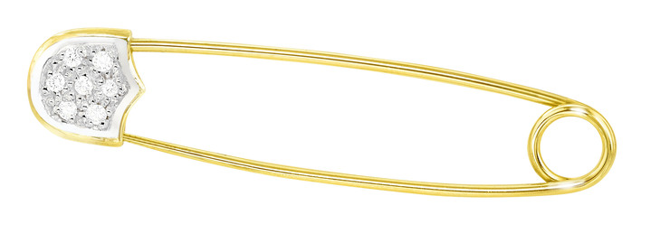 Accessoires - Brosche mit Brillanten, in Farbe  Ansicht 2