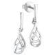 Ohrschmuck - Nostalgische Ohrstecker aus Platin – Ansicht 2 Ohrschmuck - Nostalgische Ohrstecker aus Platin, in Farbe  – Ansicht 2