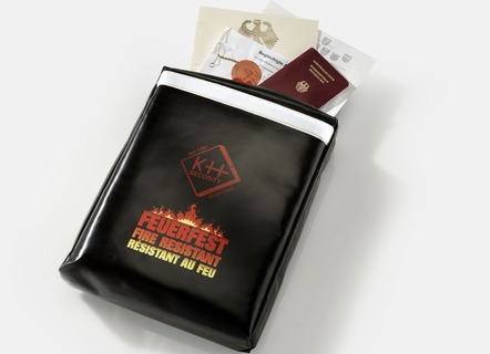 Ordnung - Feuerfeste Dokumententasche zum Schutz Ihrer Dokumente, in Farbe WEISS, in Ausführung Feuerfeste Dokumentasche