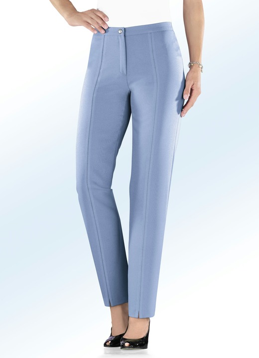 Hosen - Hose mit Stretchbund Ansicht 4 Hosen - Hose mit Stretchbund, in Größe 018 bis 235, in Farbe HELLGELB Ansicht 4