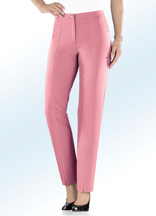 Hosen - Hose mit Stretchbund Ansicht 2 Hosen - Hose mit Stretchbund, in Größe 018 bis 235, in Farbe HELLGELB Ansicht 2
