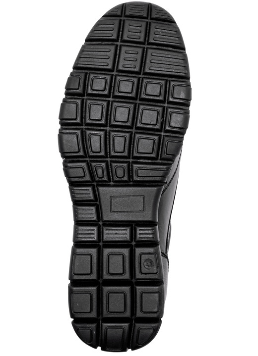 Slipper & Schnürschuhe - Leichte Herren-Slipper, mit herausnehmbarem Fußbett, in Größe 040 bis 046, in Farbe SCHWARZ Ansicht 4