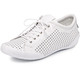 Schuhe - Andrea Conti, sommerliche Damen-Schnürschuhe, mit herausnehmbarem Fußbett, in Größe 036 bis 042, in Farbe WEISS – Farbe WEISS – Ansicht 1