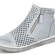 Stiefel & Stiefeletten - Andrea Conti, sommerliche Damen-Stiefeletten, mit herausnehmbarem Fußbett – Farbe HELLGRAU – Ansicht 1 Stiefel & Stiefeletten - Andrea Conti, sommerliche Damen-Stiefeletten, mit herausnehmbarem Fußbett, in Größe 036 bis 042, in Farbe WEISS – Farbe HELLGRAU – Ansicht 1