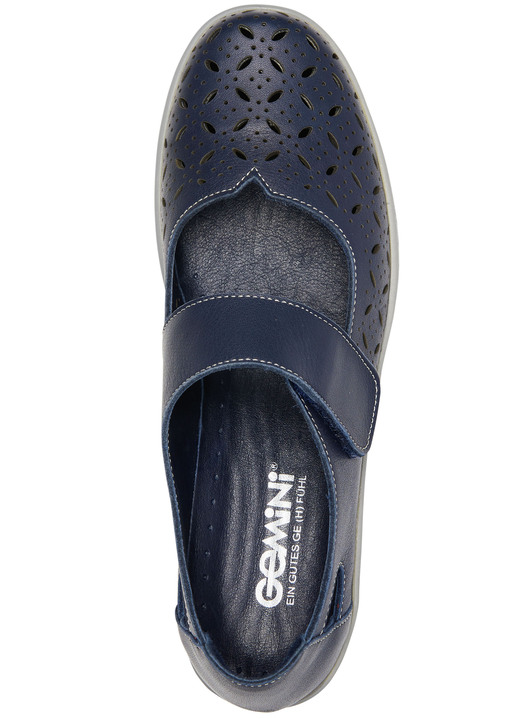 Slipper & Schnürschuhe - Gemini Slipper aus weichem Rindleder Ansicht 2 Slipper & Schnürschuhe - Gemini Slipper aus weichem Rindleder, in Größe 036 bis 042, in Farbe DUNKELBLAU Ansicht 2