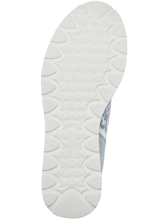 Slipper & Schnürschuhe - Waldläufer, bequeme Damen-Schnürschuhe, Weite H, mit herausnehmbarem Fußbett, in Größe 4 1/2 bis 9, in Farbe BLEU-MATTSILBER Ansicht 4