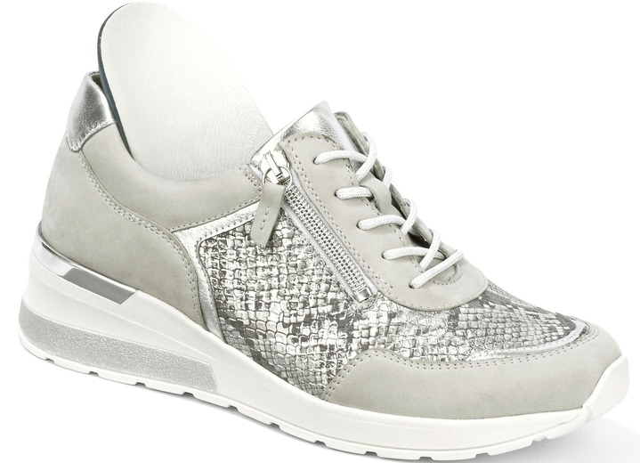 Slipper & Schnürschuhe - Waldläufer, bequeme Damen-Schnürschuhe, Weite H, mit herausnehmbarem Fußbett, in Größe 4 1/2 bis 9, in Farbe DUNKELBLAU Ansicht 15