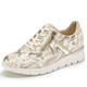 Slipper & Schnürschuhe - Waldläufer Schnürschuh aus interessantem Materialmix, in Größe 3 1/2 bis 8, in Farbe ECRU-GOLD – Farbe ECRU-GOLD – Ansicht 1