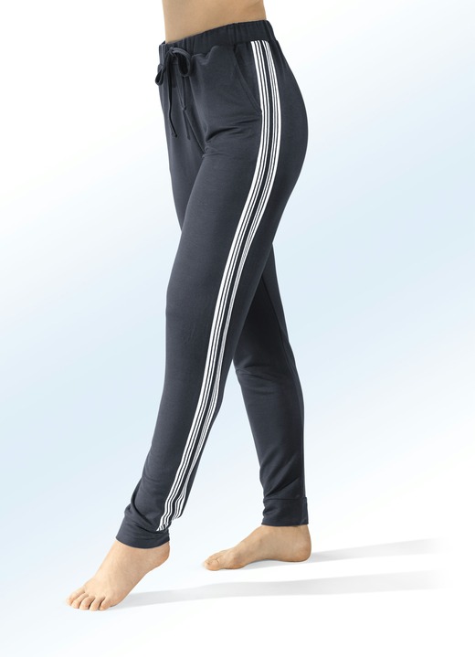 Freizeithosen - Hose mit Dehnbund rundum, in Größe 018 bis 054, in Farbe MARINE Ansicht 5