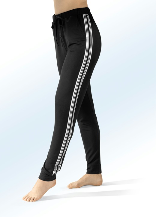 Freizeithosen - Hose mit Dehnbund rundum, in Größe 018 bis 054, in Farbe MARINE Ansicht 4