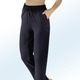 Freizeithosen - Hose mit Nietenzier – Farbe MARINE – Ansicht 1 Freizeithosen - Hose mit Nietenzier, in Größe 018 bis 054, in Farbe SCHWARZ – Farbe MARINE – Ansicht 1