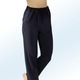 Freizeithosen - Hose mit Nietenzier – Farbe MARINE – Ansicht 3 Freizeithosen - Hose mit Nietenzier, in Größe 018 bis 054, in Farbe SCHWARZ – Farbe MARINE – Ansicht 3