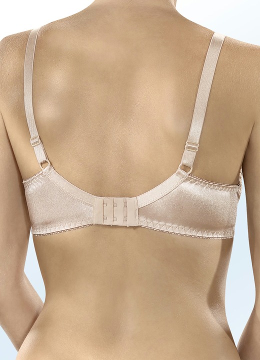 BH mit Spitze - Naturana Zweierpack Bügel-BH mit Tüllstickerei im Vorderteil, in Größe 075 bis 105, in Cup C, in Farbe 2X WEISS Ansicht 7