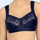 BH mit Spitze - Miss Mary BH mit Elastikspitzeneinsätzen – Farbe MARINE BH mit Spitze - Miss Mary BH mit Elastikspitzeneinsätzen, in Größe 080 bis 115, in Cup C, in Farbe WEISS