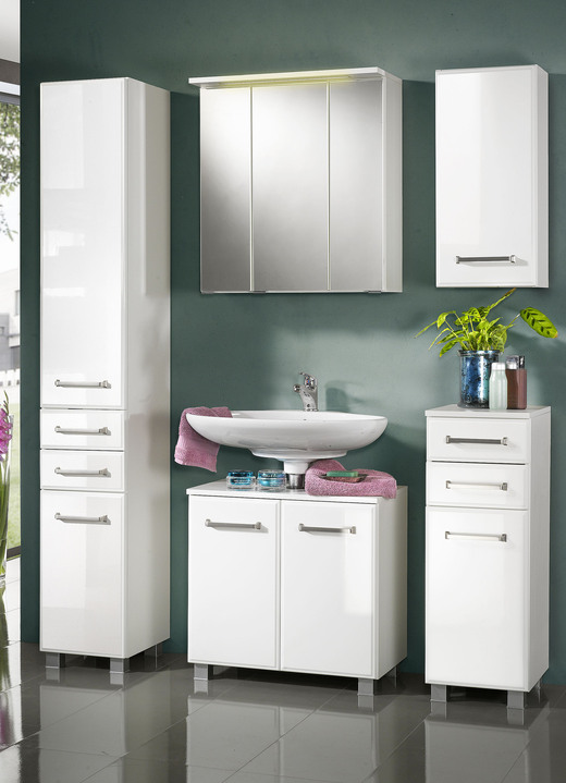 Badezimmermöbel - Hochwertiges Badmöbel Programm in modernem Design Ansicht 5 Badezimmermöbel - Hochwertiges Badmöbel Programm in modernem Design, in Farbe BUCHE ICONIC, in Ausführung Hängeschrank Ansicht 5