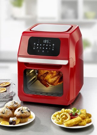 Digitale Heißluft-Fritteuse mit Grillfunktion