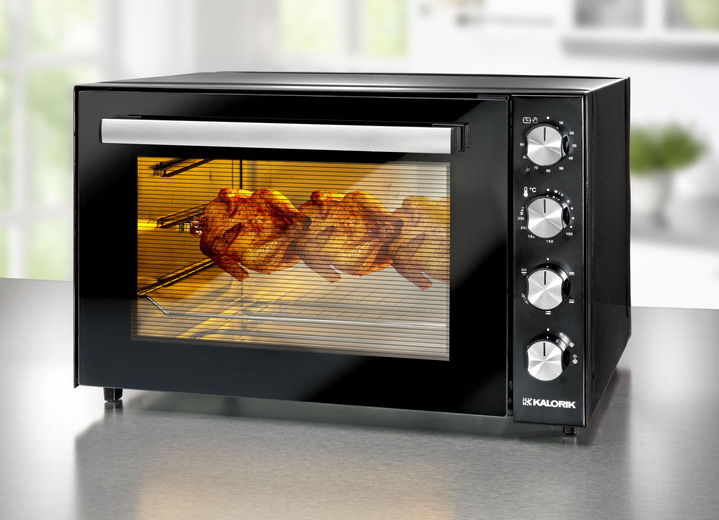 - XXL-Backofen mit Grillfunktion, in Farbe SCHWARZ