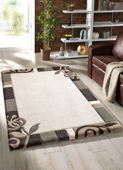Teppiche - Brücken, Teppiche und Bettumrandung, in Größe 111 (Brücke, 60x110 cm) bis 315 (Bettumrandung, 3-teilig), in Farbe BEIGE Ansicht 2