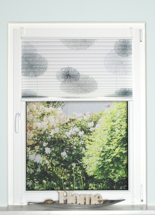 Gardinen - Plissee-Rollos ohne Bohren und Schrauben Ansicht 3 Gardinen - Plissee-Rollos ohne Bohren und Schrauben, in Größe 826 (H130xB40 cm) bis 850 (H210xB 70 cm), in Farbe GRAU-STEINGRAU Ansicht 3