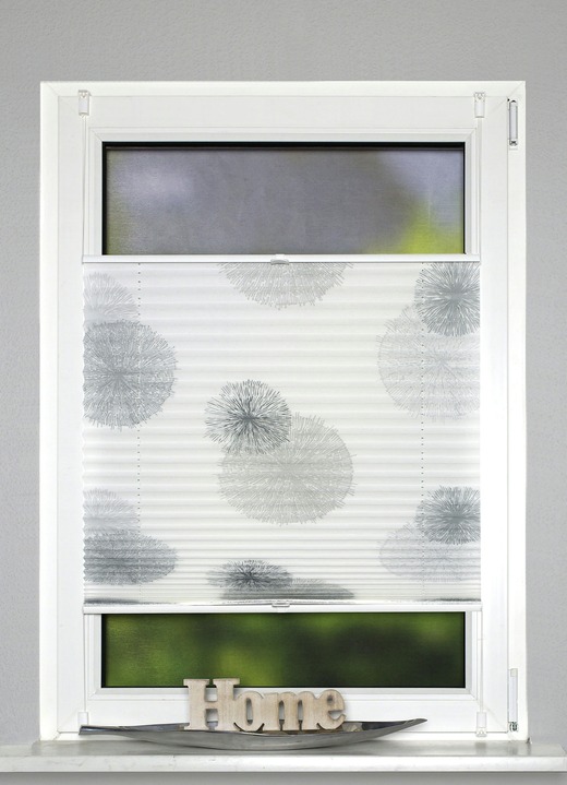 Gardinen - Plissee-Rollos ohne Bohren und Schrauben Ansicht 4 Gardinen - Plissee-Rollos ohne Bohren und Schrauben, in Größe 826 (H130xB40 cm) bis 850 (H210xB 70 cm), in Farbe GRAU-STEINGRAU Ansicht 4