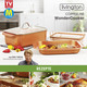 Bräter & Auflaufformen - Livington Copperline WonderCooker inkl. Glasdeckel  – Farbe BRAUN-KUPFER – Ansicht 2 Bräter & Auflaufformen - Livington Copperline WonderCooker inkl. Glasdeckel , in Farbe BRAUN-KUPFER, in Ausführung Bräter – Farbe BRAUN-KUPFER – Ansicht 2