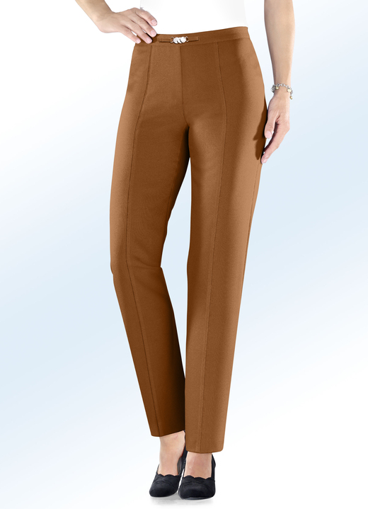 Hosen - Hose mit rückwärtigem Dehnbundeinsatz, in Größe 018 bis 245, in Farbe SAND Ansicht 2