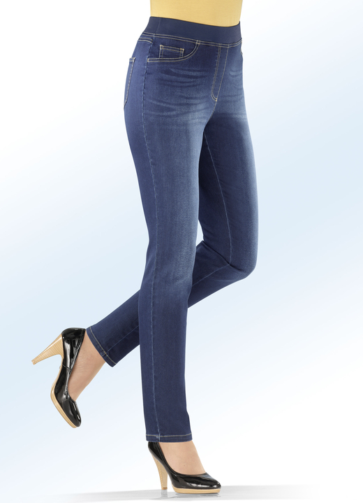 Hosen in Schlupfform - Power-Stretch-Jeans in Schlupfform Hosen in Schlupfform - Power-Stretch-Jeans in Schlupfform, in Größe 018 bis 092, in Farbe JEANSBLAU