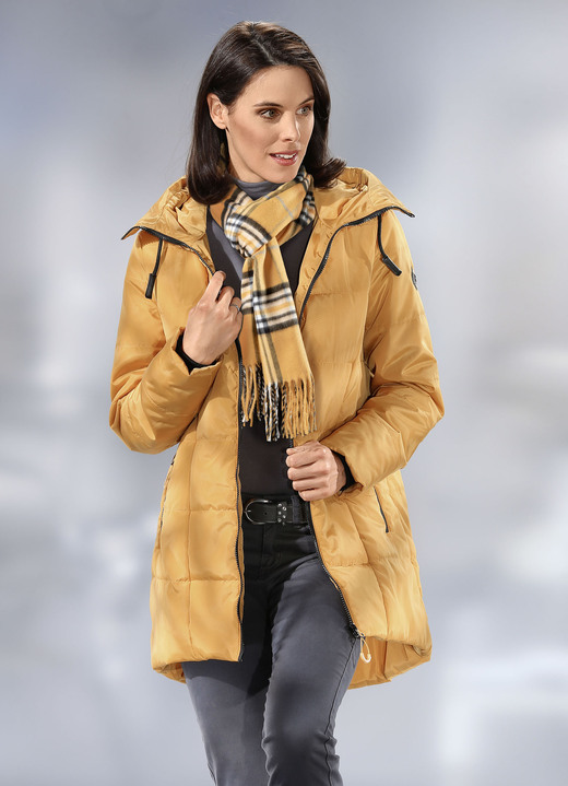 Damen - Longjacke mit fester Kapuze, in Größe 036 bis 052, in Farbe MANGO Ansicht 2