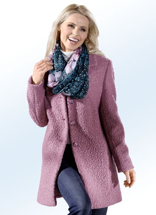 - Longjacke mit Knopfleiste, in Größe 036 bis 052, in Farbe ROSENHOLZ Ansicht 1