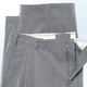 Hosen - „Klaus Modelle“-Hose mit Gesäßpattentaschen in 4 Farben – Farbe MITTELGRAU MELIERT – Ansicht 3 Hosen - „Klaus Modelle“-Hose mit Gesäßpattentaschen in 4 Farben, in Größe 025 bis 060, in Farbe MARINE – Farbe MITTELGRAU MELIERT – Ansicht 3