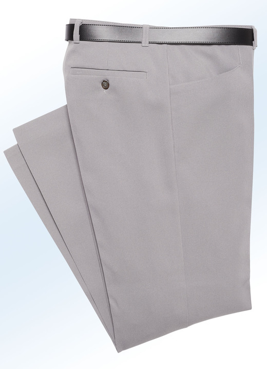 Hosen - „Klaus Modelle“-Hose mit Seitentaschen in 5 Farben Ansicht 5 Hosen - „Klaus Modelle“-Hose mit Seitentaschen in 5 Farben, in Größe 025 bis 060, in Farbe SCHILF MELIERT Ansicht 5