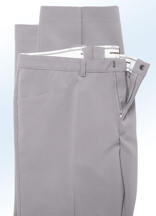 Hosen - „Klaus Modelle“-Hose mit Seitentaschen in 5 Farben Ansicht 6 Hosen - „Klaus Modelle“-Hose mit Seitentaschen in 5 Farben, in Größe 025 bis 060, in Farbe SCHILF MELIERT Ansicht 6