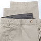 Hosen - Unterbauch-Jeans mit Bundfalten in 3 Farben – Farbe HELLOLIV – Ansicht 3 Hosen - Unterbauch-Jeans mit Bundfalten in 3 Farben, in Größe 024 bis 060, in Farbe BEIGE – Farbe HELLOLIV – Ansicht 3