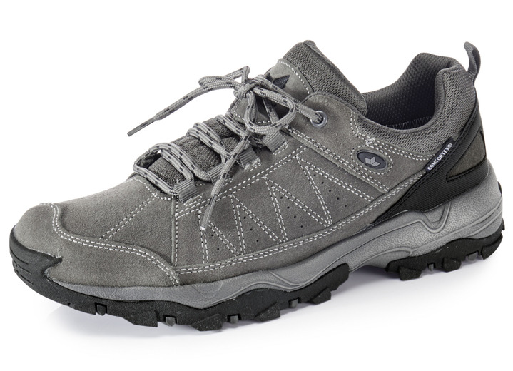 Slipper & Schnürschuhe - Atmungsaktive Herren-Schnürschuhe, mit herausnehmbarem Fußbett Ansicht 5 Slipper & Schnürschuhe - Atmungsaktive Herren-Schnürschuhe, mit herausnehmbarem Fußbett, in Größe 039 bis 046, in Farbe SCHWARZ Ansicht 5