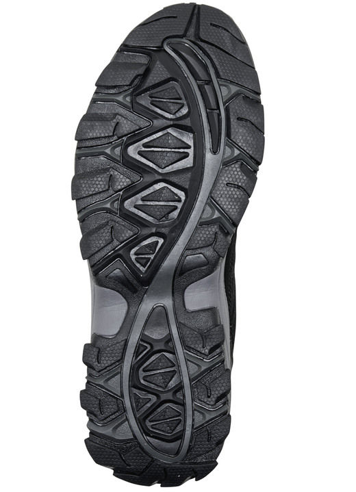 Slipper & Schnürschuhe - Atmungsaktive Herren-Schnürschuhe, mit herausnehmbarem Fußbett Ansicht 4 Slipper & Schnürschuhe - Atmungsaktive Herren-Schnürschuhe, mit herausnehmbarem Fußbett, in Größe 039 bis 046, in Farbe SCHWARZ Ansicht 4