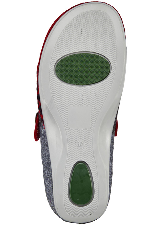 Hausschuhe - Mubb, klassische Damen-Hausschuhe, Weite H, mit herausnehmbarem Fußbett, in Größe 036 bis 042, in Farbe BEIGE Ansicht 9