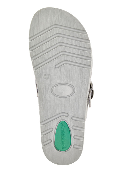 Hausschuhe - Mubb, klassische Damen-Hausschuhe, Weite H, mit Lammfell, in Größe 036 bis 042, in Farbe BLEU Ansicht 6