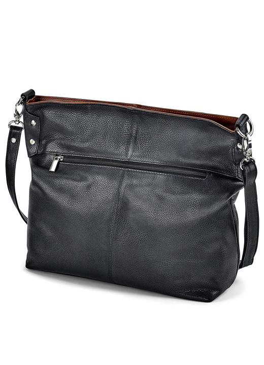 Taschen - Laurina, Tasche, Damen, mit verstellbarem Umhängeriemen, in Farbe SCHWARZ-MARONE Ansicht 2