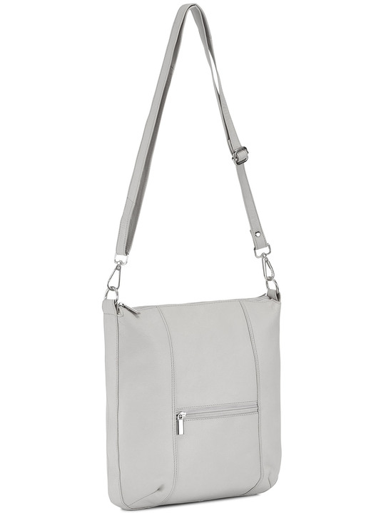 Taschen - Laurina Tasche aus Vollrind-Nappaleder, in Farbe KIESEL Ansicht 1