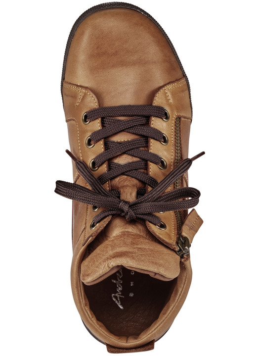 Stiefel & Stiefeletten - Andrea Conti, sportive Damen-Boots, mit herausnehmbarem Fußbett Ansicht 3 Stiefel & Stiefeletten - Andrea Conti, sportive Damen-Boots, mit herausnehmbarem Fußbett, in Größe 036 bis 042, in Farbe COGNAC Ansicht 3
