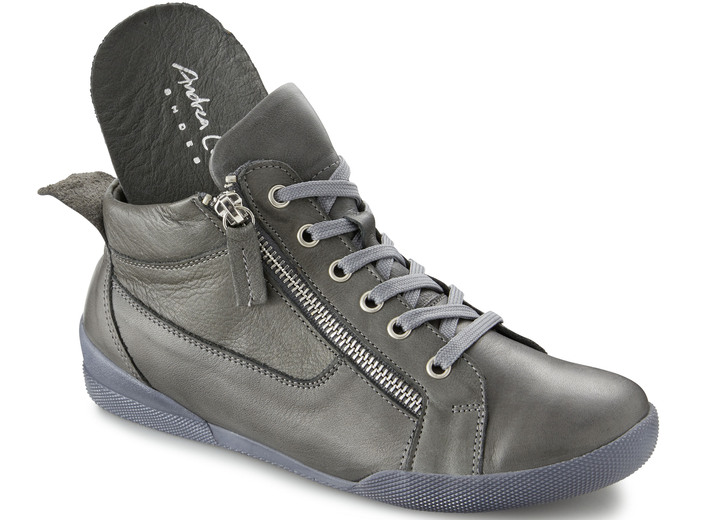 Stiefel & Stiefeletten - Andrea Conti, sportive Damen-Boots, mit herausnehmbarem Fußbett Ansicht 7 Stiefel & Stiefeletten - Andrea Conti, sportive Damen-Boots, mit herausnehmbarem Fußbett, in Größe 036 bis 042, in Farbe COGNAC Ansicht 7