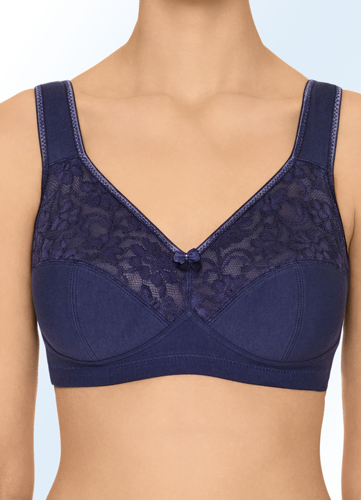 BH mit Spitze - Zweierpack Susa BH mit Baumwolle Ansicht 7 BH mit Spitze - Zweierpack Susa BH mit Baumwolle, in Größe 075 bis 105, in Cup D, in Farbe 1X WEISS, 1X SCHWARZ Ansicht 7