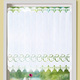 Kurzgardinen - Kurzstore mit Blumen in Macramé-Spitze, in Größe 823 (35x120 cm) bis 890 (90x225 cm), in Farbe WEISS – Farbe WEISS – Ansicht 1
