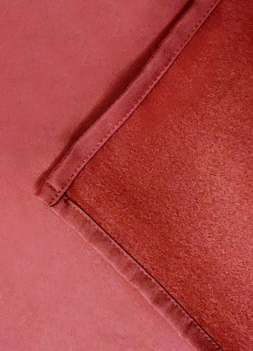 Klassisch - Energiespar-Verdunkelungsschals in Leinenoptik, in Größe 365 (H145xB135 cm) bis 464 (H245xB270 cm), in Farbe TERRA Ansicht 2