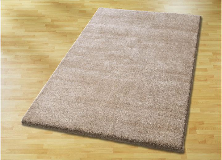 Modern - Brücken und Teppiche mit reflektierender Oberfläche, in Größe 111 (Brücke, 66x110 cm) bis 282 (Teppich, 200x290 cm), in Farbe BEIGE Ansicht 1