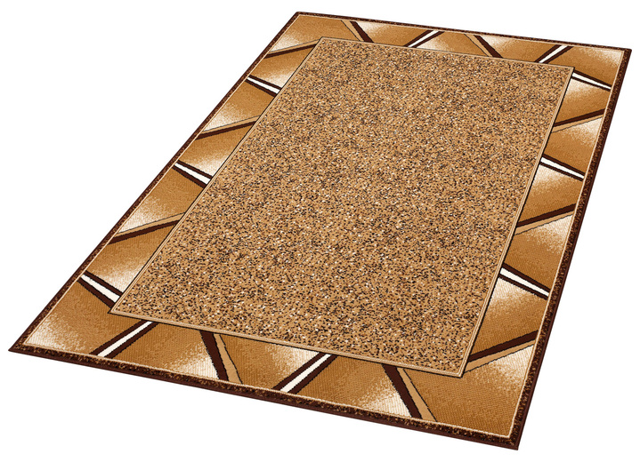 Teppiche - Brücken und Teppiche mit ansprechender Bordüre, in Größe 111 (Brücke, 60x110 cm) bis 298 (Teppich, 280x365 cm), in Farbe BEIGE Ansicht 1