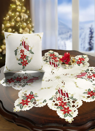 Weihnachtliche Tisch- und Raumdekoration