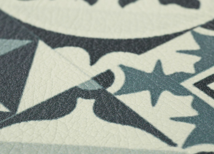 Modern - Strapazierfähiger Küchenläufer und -teppich im Fliesen-Design Ansicht 2 Modern - Strapazierfähiger Küchenläufer und -teppich im Fliesen-Design, in Größe 110 (Küchenläufer, 50 x 150 cm) bis 164 (Küchenteppich, 120 x 170 cm), in Farbe GRAU Ansicht 2
